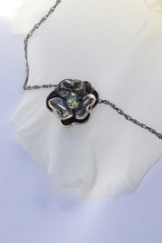 Peridot Flower Pendant