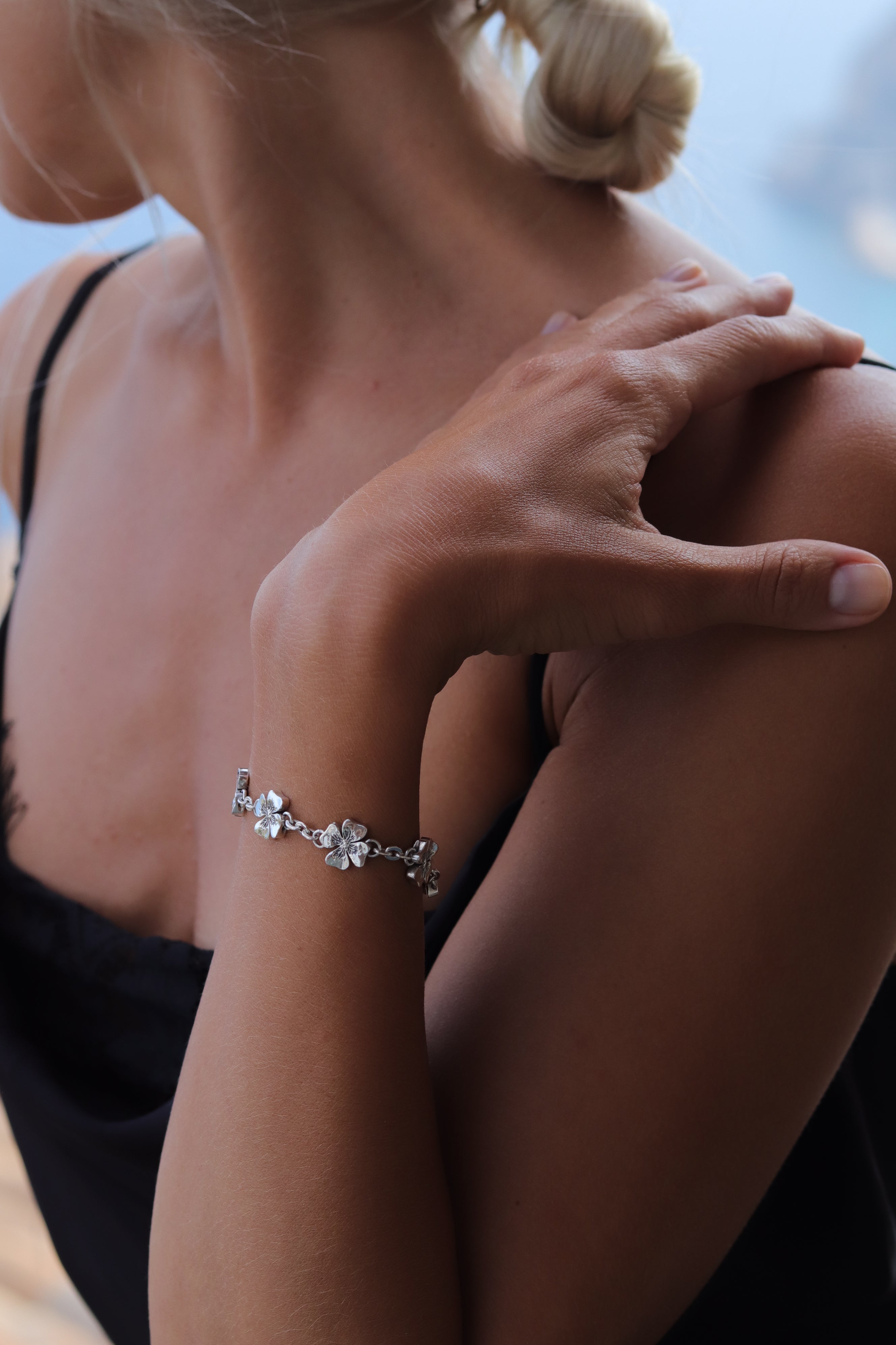 Bracelet Trèfle à Quatre Feuilles