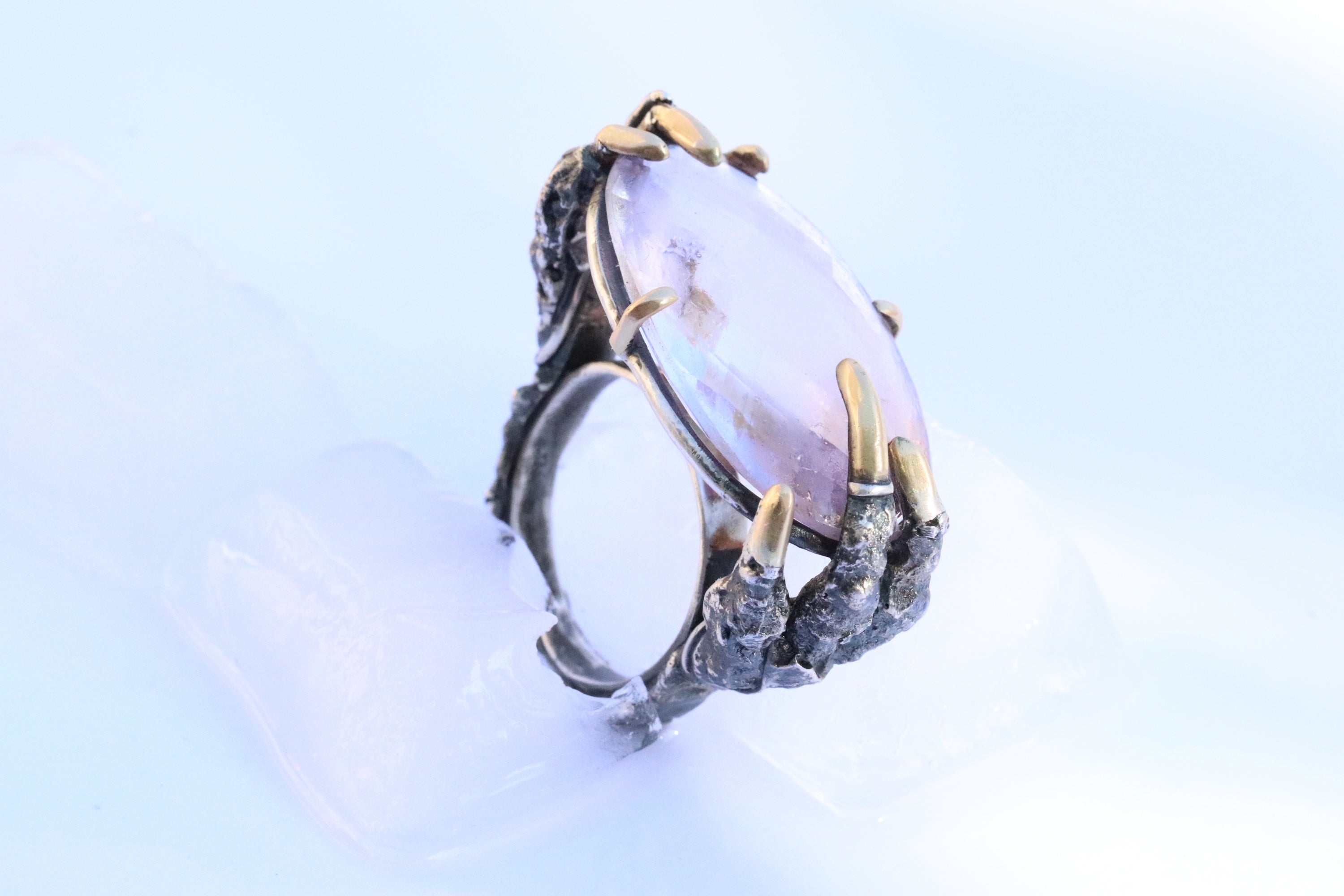 Bague griffe de dragon