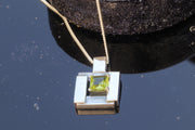 Peridot Square Pendant