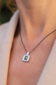 Peridot Square Pendant