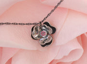 Tourmaline Flower Pendant