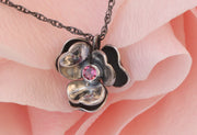 Tourmaline Flower Pendant