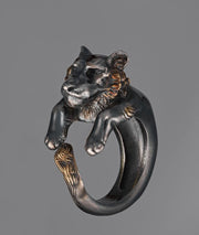 Bague Tigre Argent - Bijoux Animaux