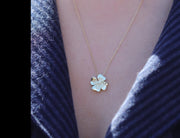 Gold Clover Pendant