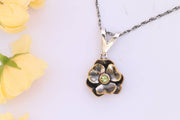 Silver Flower Necklace - Flower Pendant